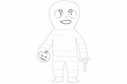 Halloween Coloring Book Set Pack, an Illustration by Creativeshirt (Thumbnail 3 of 19)