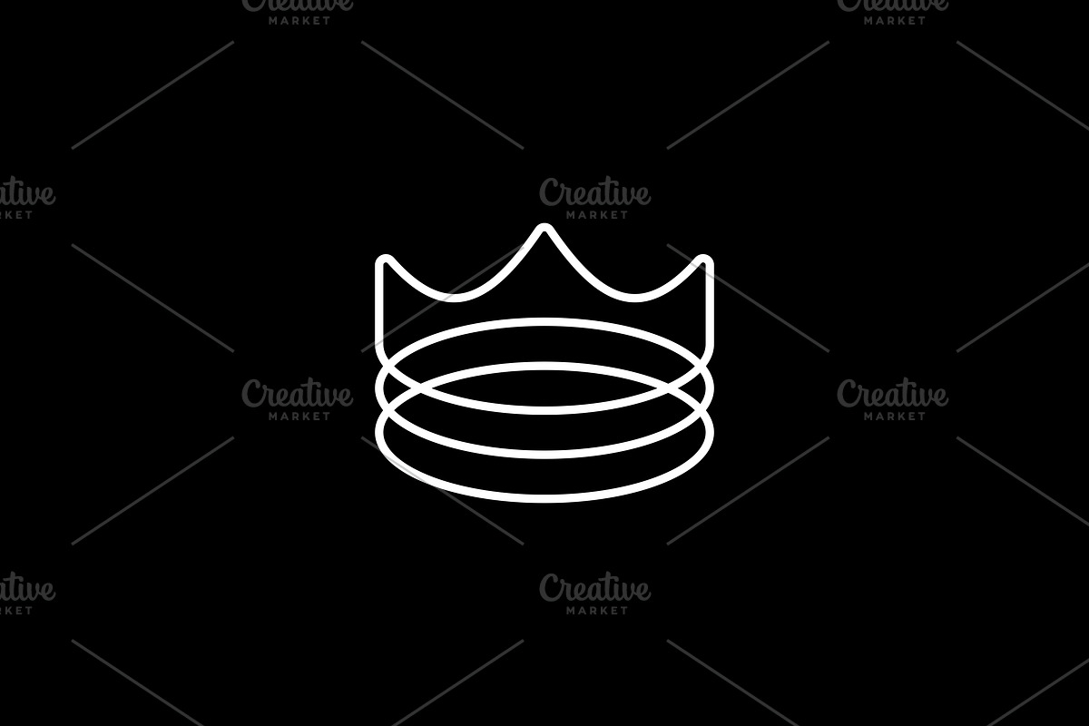 crown king logo vector icon logo, a Branding & Logo Template by VASTARD STUDIO
