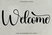 Welcome, a Handwritten Font by FreshTypeINK (Thumbnail 1 of 8)