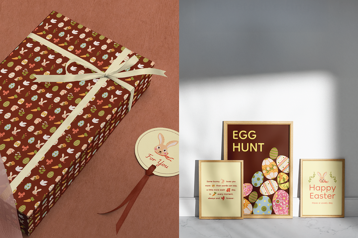 Folk Easter Spring Collection Set, a Seasonal Illustration by Invisual Studio (Photo 9 of 11)