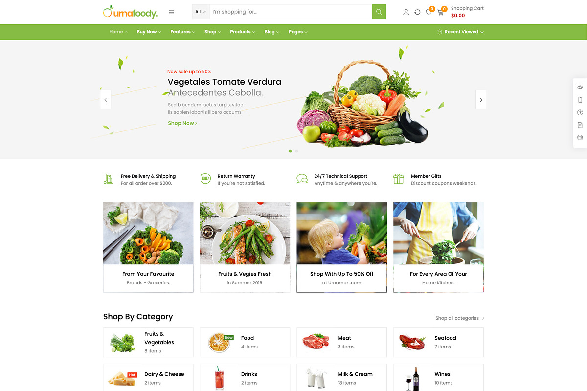 All-in-one WooCommerce WP Theme, a WordPress Template by UInstrument (Photo 1 of 8)