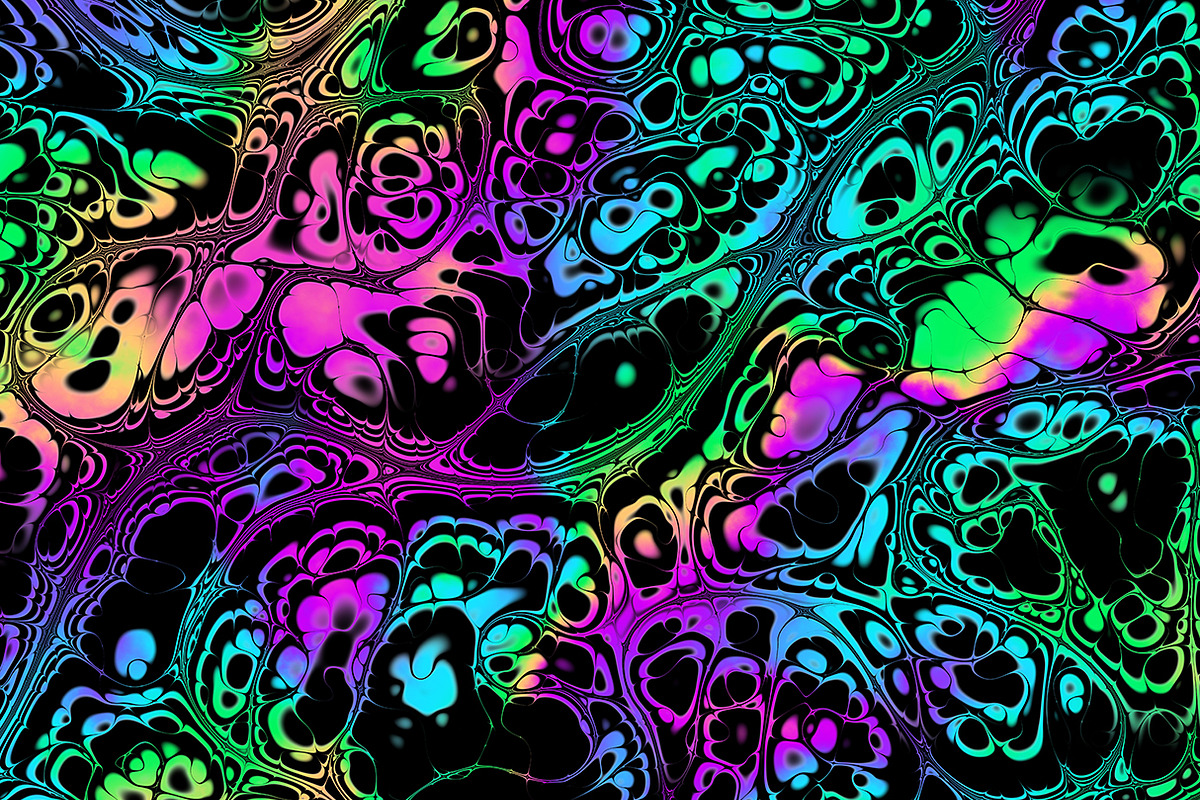 Acid psychedelic textures 50 Pack, a Texture Graphic by tkdesign (Photo 17 of 50)