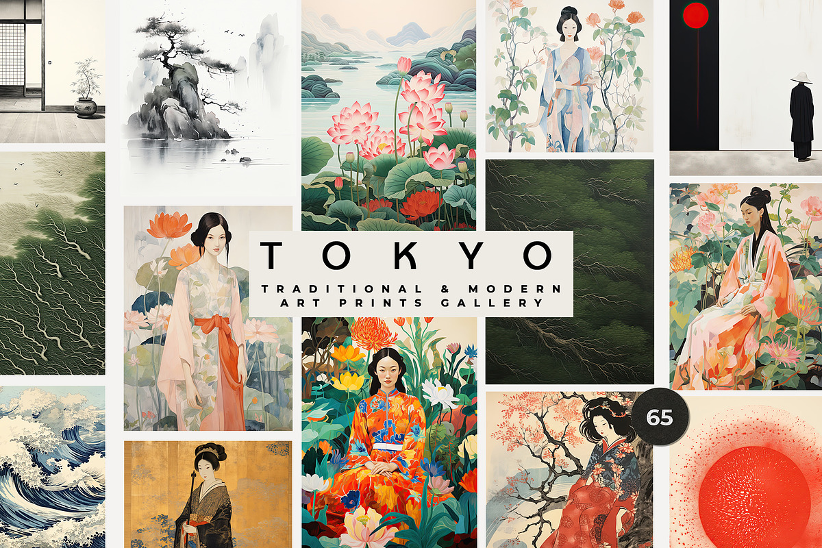 TOKYO 東京 PRINTS GALLERY, a Background Graphic by Lana Elanor (Photo 1 of 8)