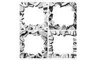 Collage frame with newspaper pieces, a Background Graphic by SketchArtStudio (Thumbnail 3 of 3)