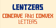 Lentzers, a Sans Serif Font by Ingrimayne Type (Thumbnail 2 of 6)