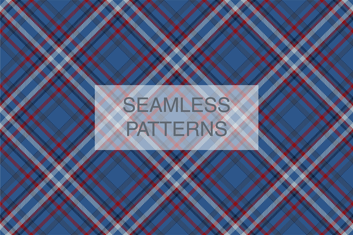 #20 Navy Plaid Patterns EPS + JPG, a Pattern Graphic by Plaid4You (Photo 10 of 10)