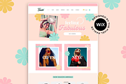 Wix Website Template Bright Retro, a Wix Template by The Pixel Palace (Thumbnail 1 of 10)