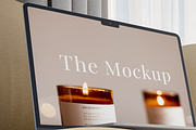 Laptop Mockup on Sofa – Cozy&Elegant, a Device Mockup by Art-Jek.std (Thumbnail 4 of 4)