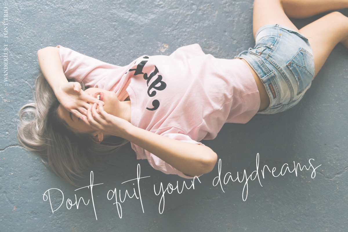 Wanderlust Font Trio preview 6