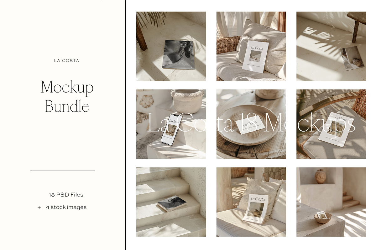 La Costa Mockup Bundle, a Product Mockup by Alubia design (Photo 1 of 3)