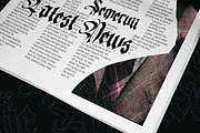 The Magician - Blackletter Typeface, a Blackletter Font by Meizzaluna Design (Thumbnail 4 of 10)