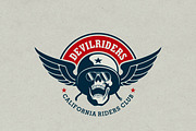 DevilRiders Logo Temp., a Branding & Logo Template by g design (Thumbnail 1 of 4)