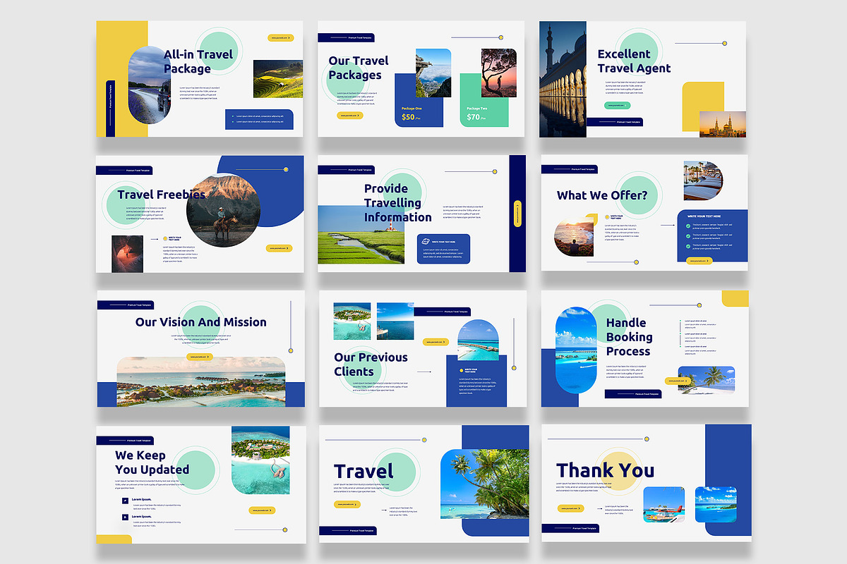 Travel PowerPoint Template, a Presentation Template by Boinah Studio (Photo 7 of 7)