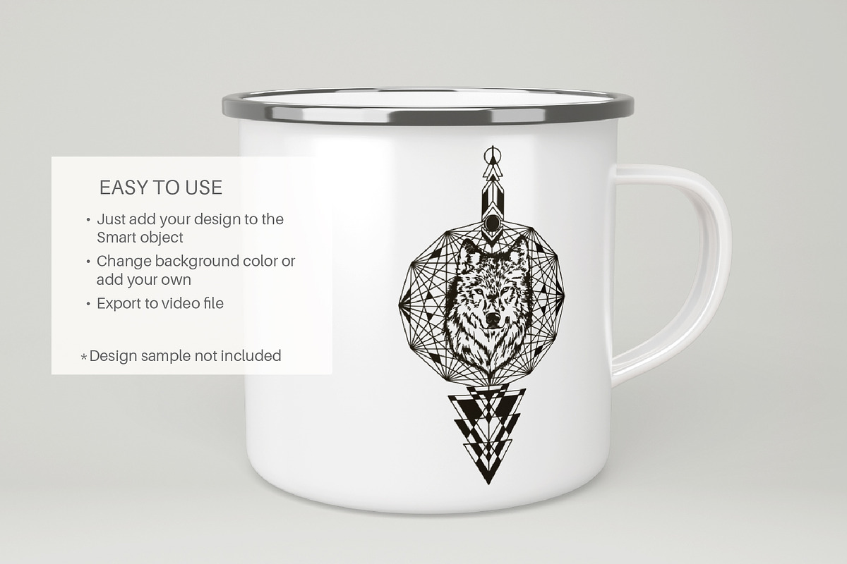 Camp Mug Video Mockup, a Cups & Container Mockup by MockupsBox (Photo 5 of 6)