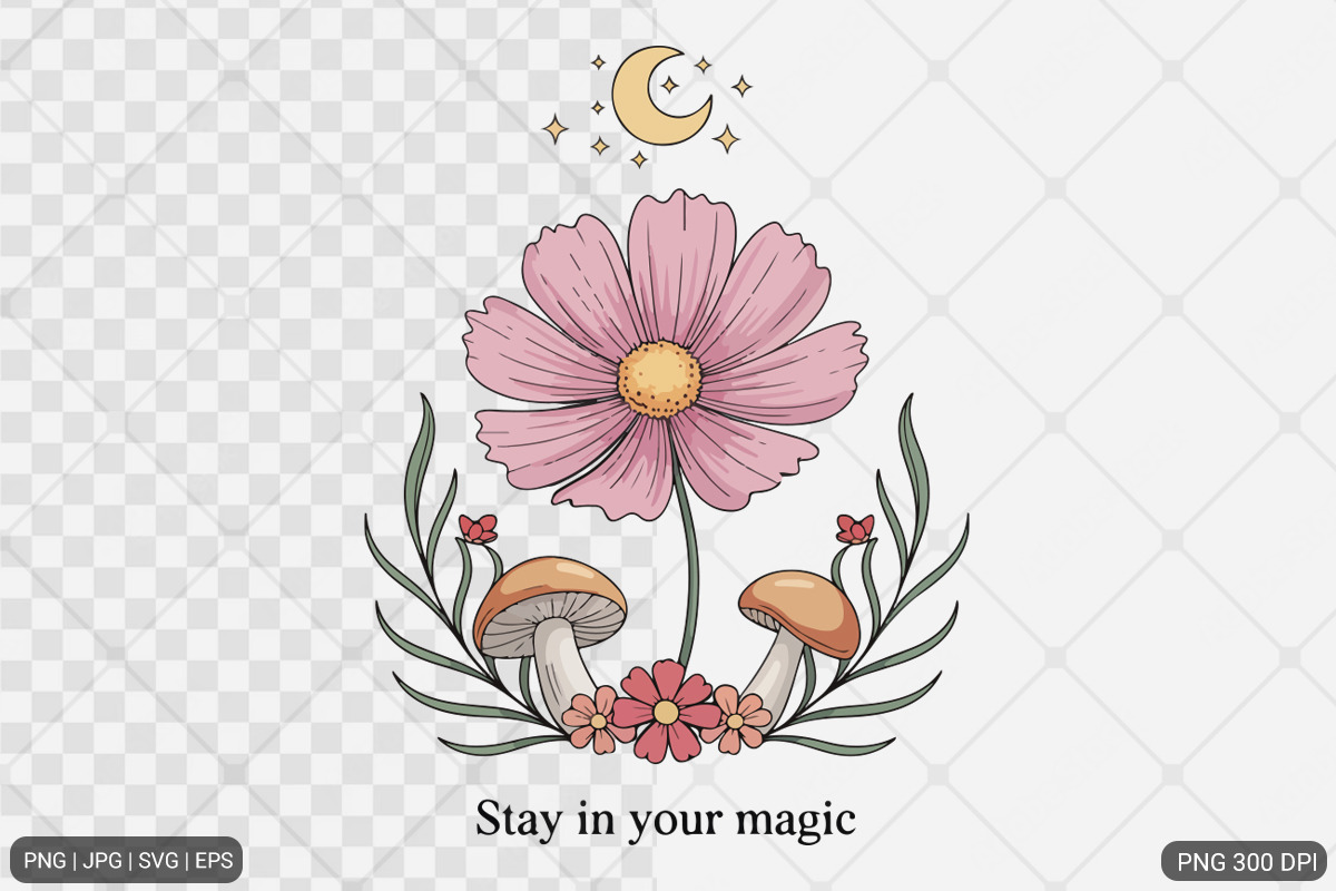 Boho Flowers with Quotes Bundle, an Illustration by Actual Pixel (Photo 6 of 14)