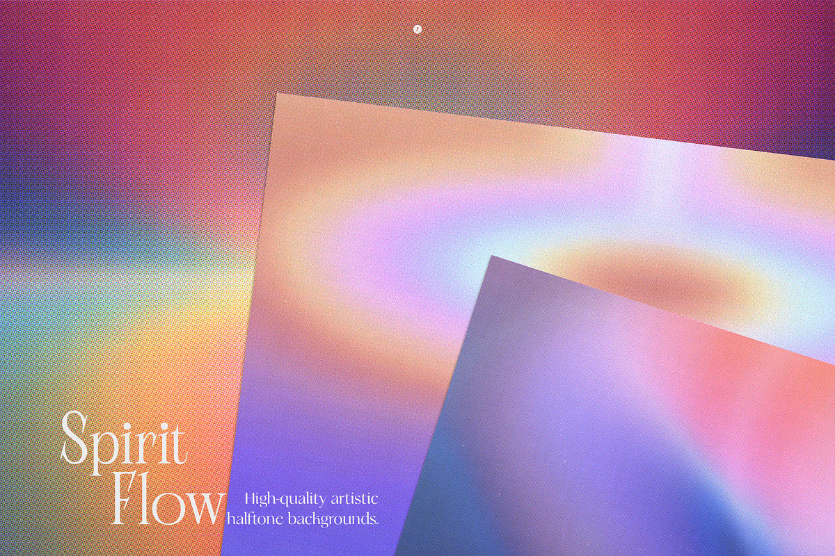 Spirit Flow Halftone Backgrounds, a Background Graphic by Freezerondigital (Photo 7 of 18)