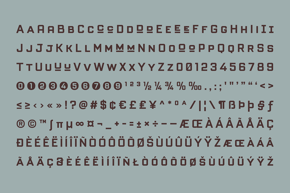 Diescal Typeface, a Sans Serif Font by 24Design Studios (Photo 7 of 9)