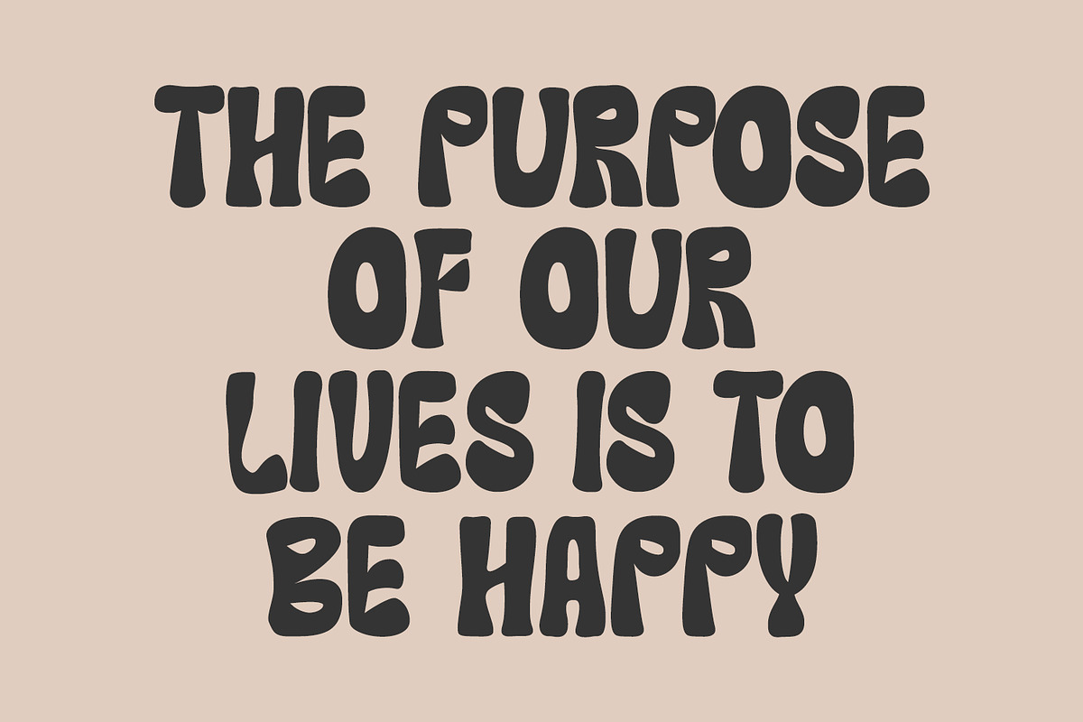 Gebitrum Thompen Ultimate 70s Groovy, a Sans Serif Font by Maulana Creative (Photo 3 of 7)