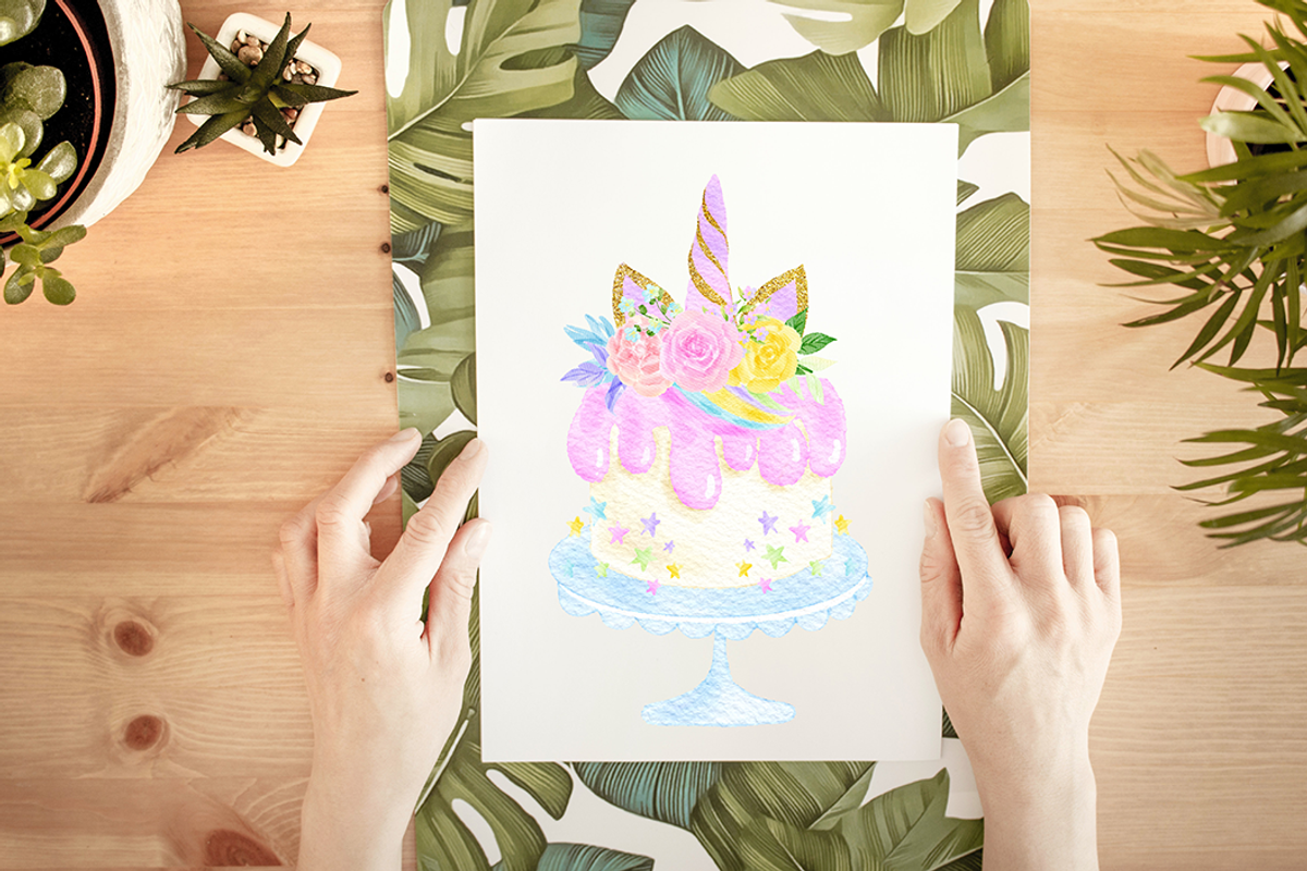 Magical unicorn clipart, an Illustration by heyiamalice (Photo 10 of 12)