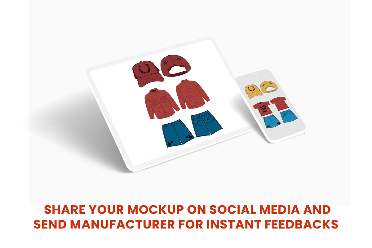 Apparel Vector Mockup Bundle, an Apparel Mockup by S.i. Graphics (Photo 6 of 8)