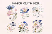 Blooming Country Set, an Animal Illustration by GiraffeCreative (Thumbnail 6 of 20)