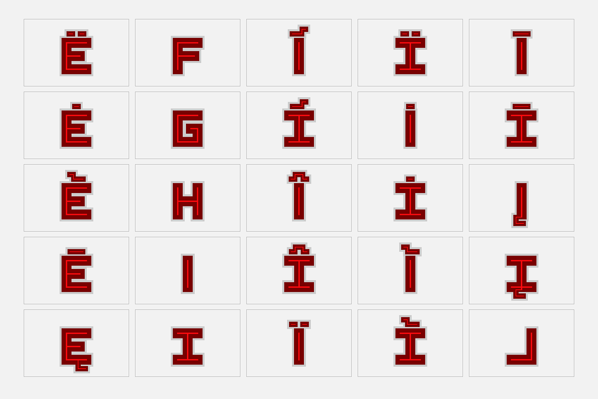 SB Raster Color - SVG Color Font, a Font by SelfBuild Type (Photo 8 of 14)
