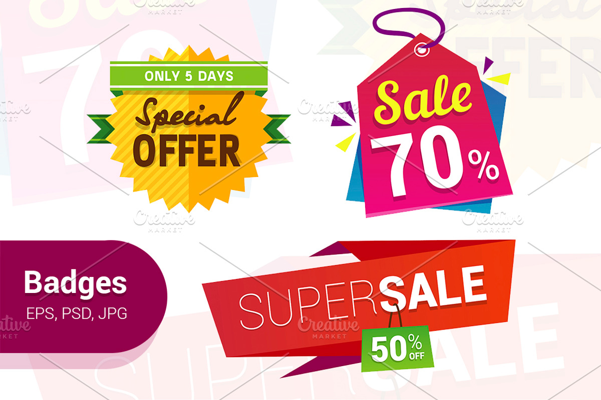 Sale and special offer bundle, a Work Illustration by SunnyWS (Photo 2 of 5)