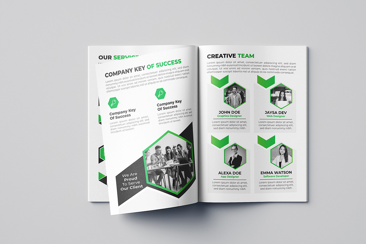 Multipurpose Business Brochure, a Brochure Template by gstudiovect21 (Photo 4 of 4)