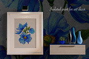 Meconopsis flowers Seamless Pattern, a Pattern Graphic by Yana Dobrik (Thumbnail 9 of 11)