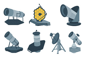 Explore various telescope designs, a Technology Illustration by ZinetroN