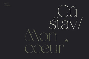 MYROGE Elegant & Stylish Serif