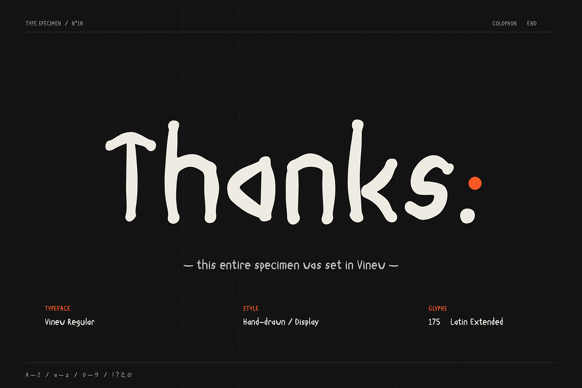 Vinew - Handwritten Display Typeface, a Handwritten Font by Lettra Studio (Photo 17 of 17)