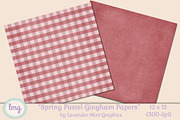 Spring Pastel Gingham Papers, a Pattern Graphic by Lavender Mint Graphics (Thumbnail 4 of 7)