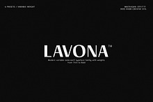Lavona – Modern Variable Sans Serif