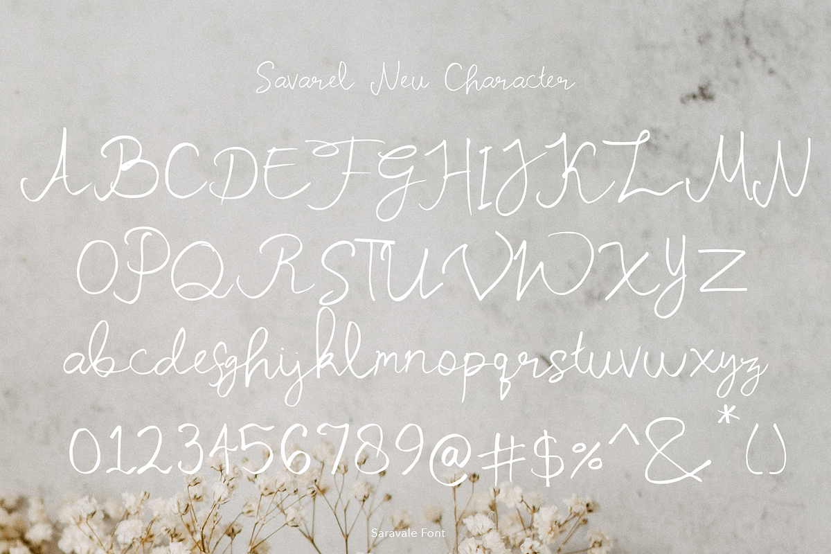 Saravale Script, a Font by madeDeduk (Photo 7 of 10)