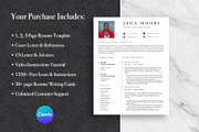 Simple Resume Template Pack | Canva, a Resume Template by Lux Resume (Thumbnail 8 of 9)