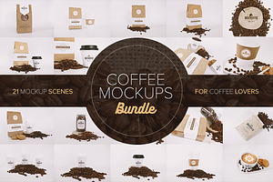 Coffee Mockups Bundle