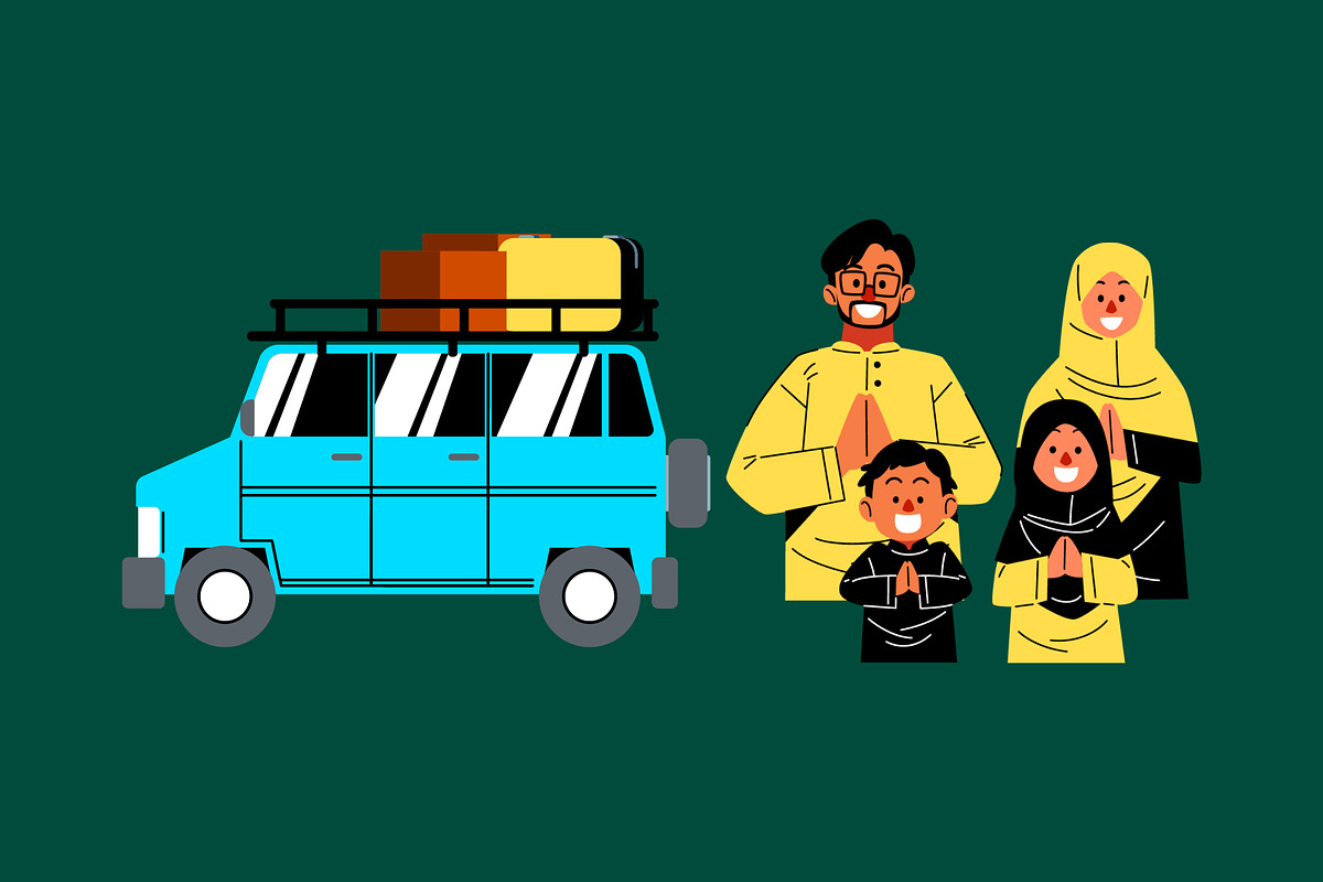 Eid Vibes Illustration, an Object Graphic by SLAB! Design (Photo 2 of 3)