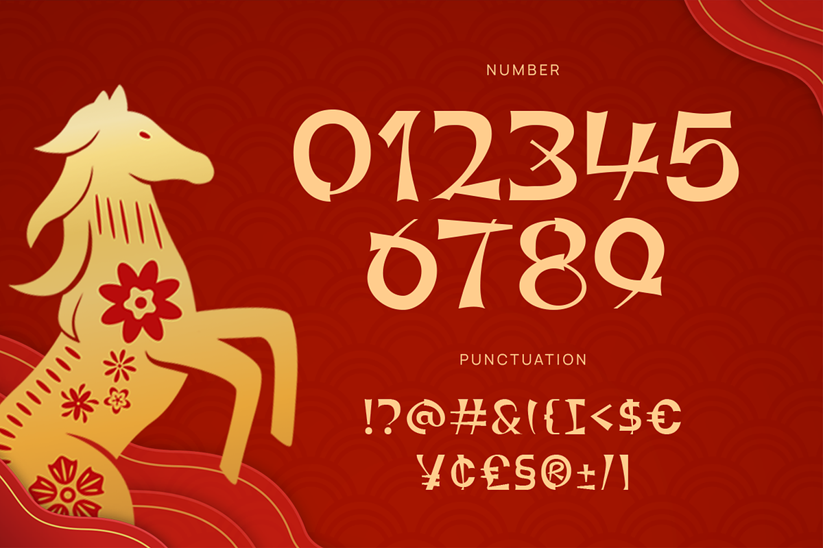 Zilong - Oriental Chinese Font, a Font by Pekotype (Photo 4 of 15)