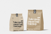 Kraft Paper Bag Mockup, a Packaging Mockup by Permadi Creative (Thumbnail 3 of 3)