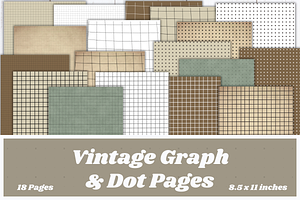 Vintage graph paper textures,
