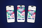 Color Festival Event Flyer Set, a Flyer Template by The Good Store (Thumbnail 2 of 2)