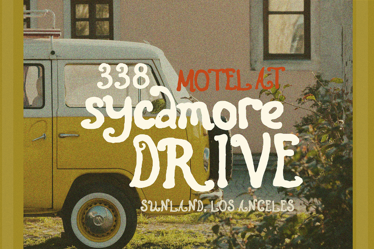 Hand Lettered Retro Outline Font, a Handwritten Font by Laras Wonderland (Photo 4 of 12)