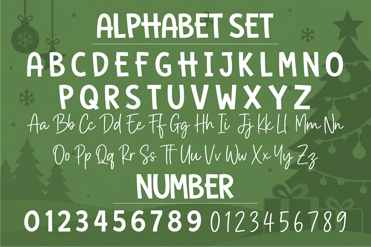 Xmas Holiday, a Slab Serif Font by Aura Typeface (Photo 2 of 7)