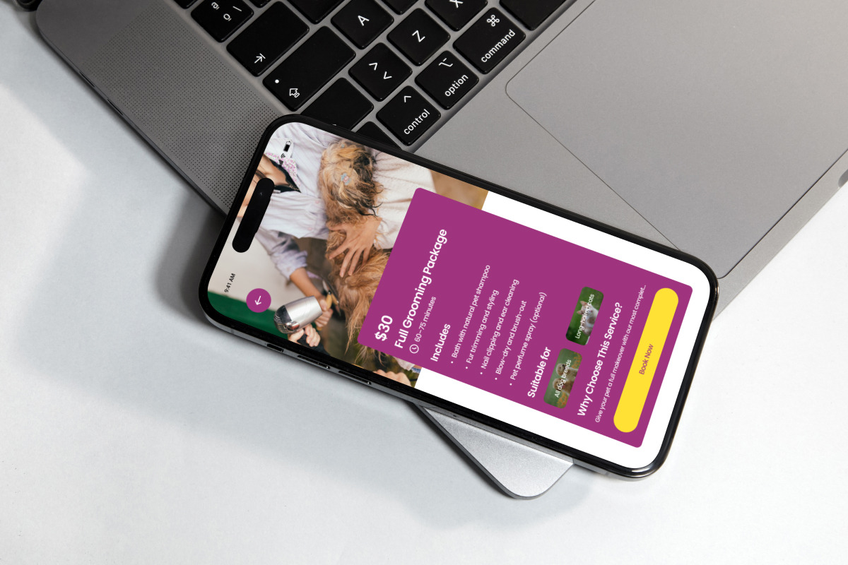 Tailo – Pet Shop Mobile App Design, an App Template by twinstd (Photo 5 of 5)
