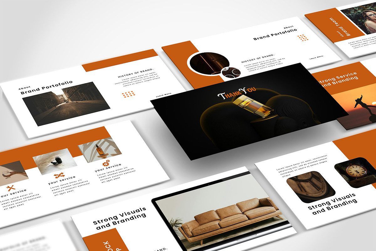 Portofolio Brand Keynote, a Presentation Template by Glowin_studio (Photo 1 of 3)