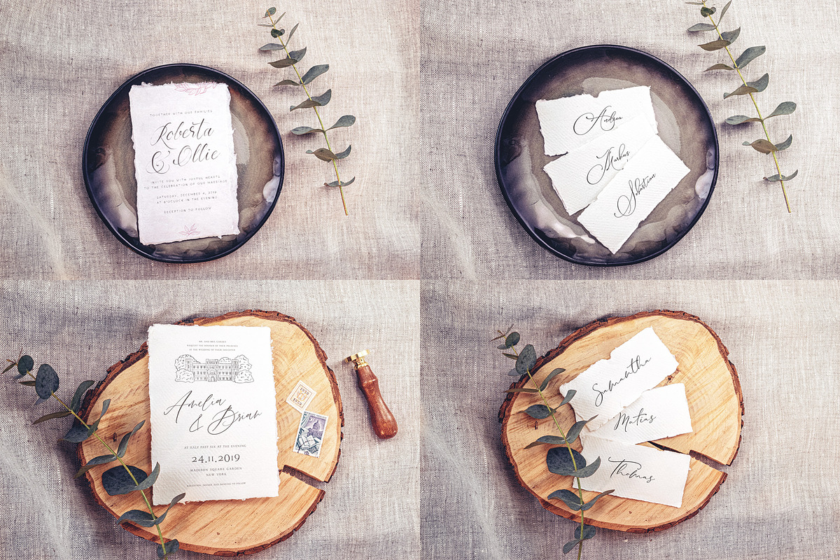98 Wedding Mockups BUNDLE, a Print Template by Ivan Rosenberg (Photo 8 of 15)