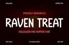 Raven Treat - Halloween Font