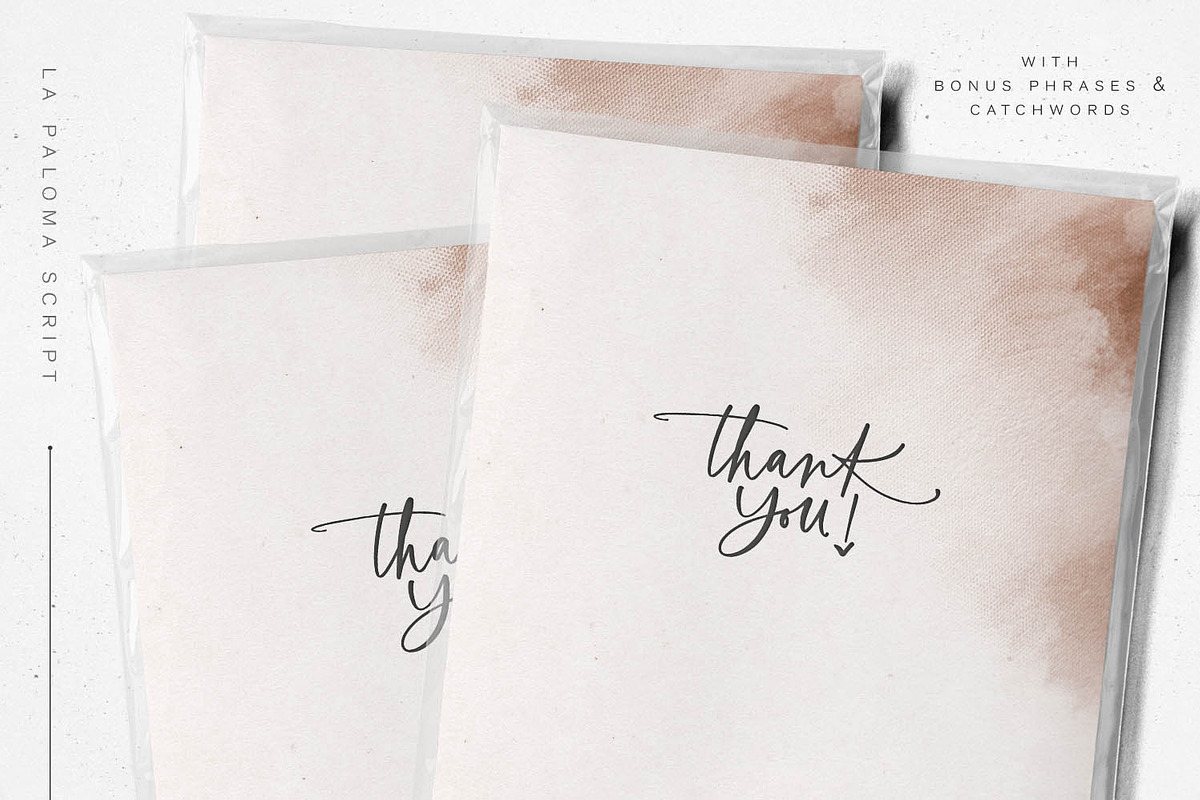 La Paloma Script + Catchwords, a Script Font by Callie Rian & Co. (Photo 8 of 21)