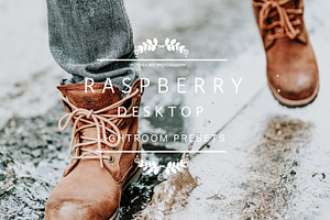 Desktop Lightroom Presets RASPBERRY